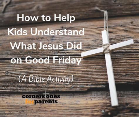 how to explain good friday to kids